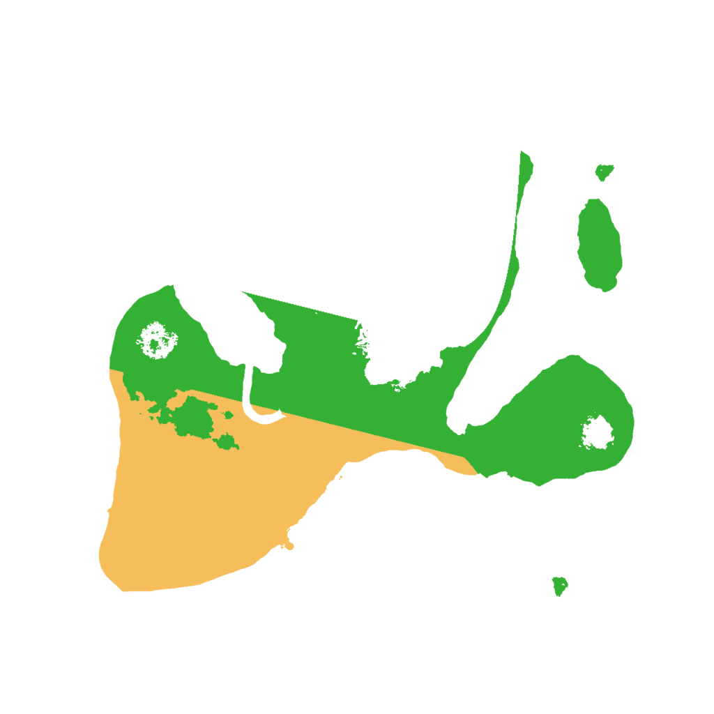 Biome Rust Map: Procedural Map, Size: 2000, Seed: 263025274