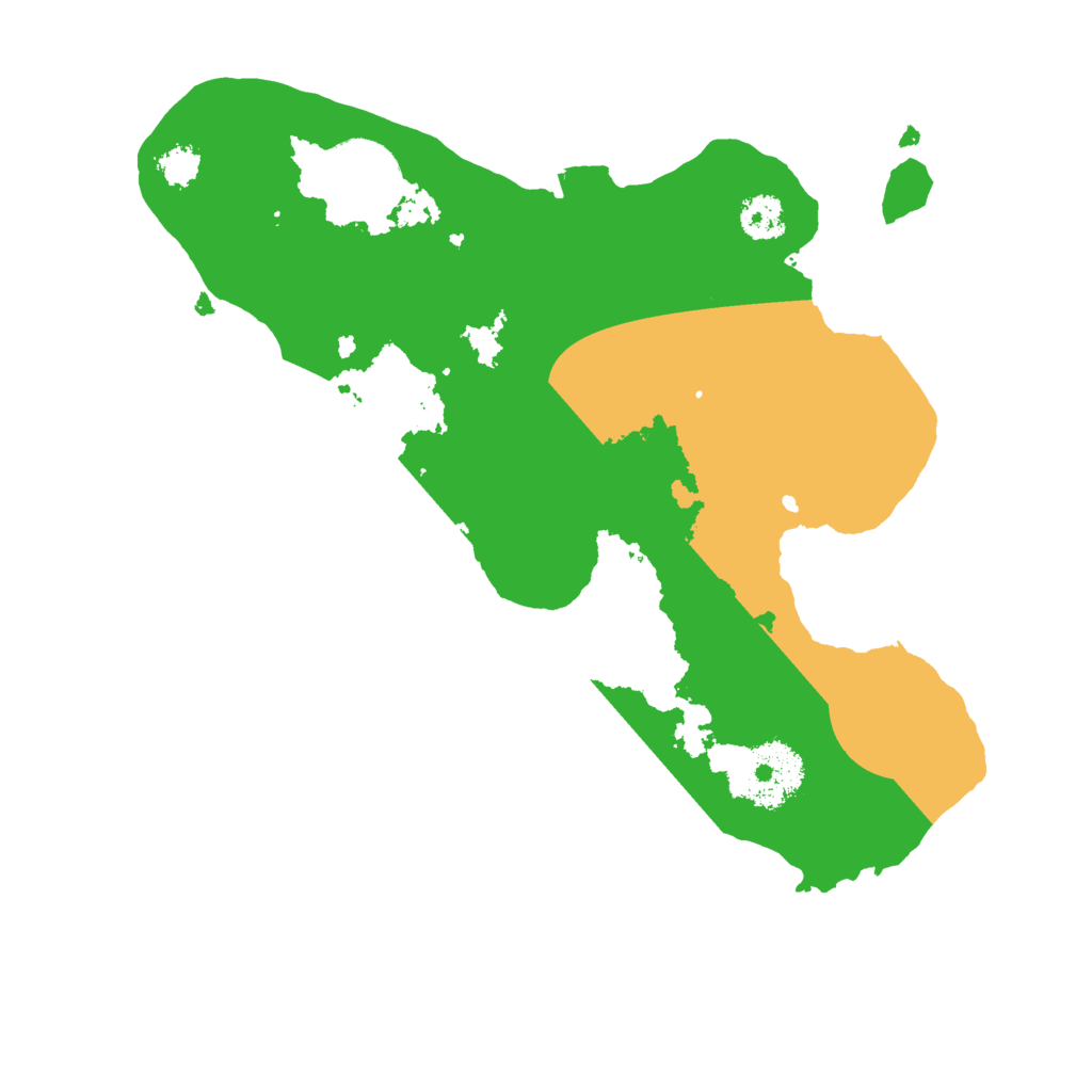 Biome Rust Map: Procedural Map, Size: 2500, Seed: 3585052