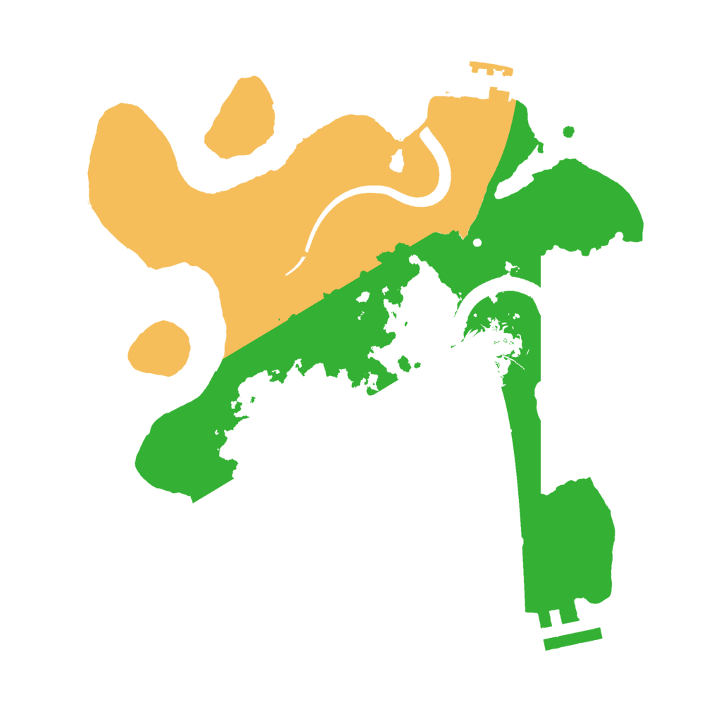 Biome Rust Map: Procedural Map, Size: 2500, Seed: 267