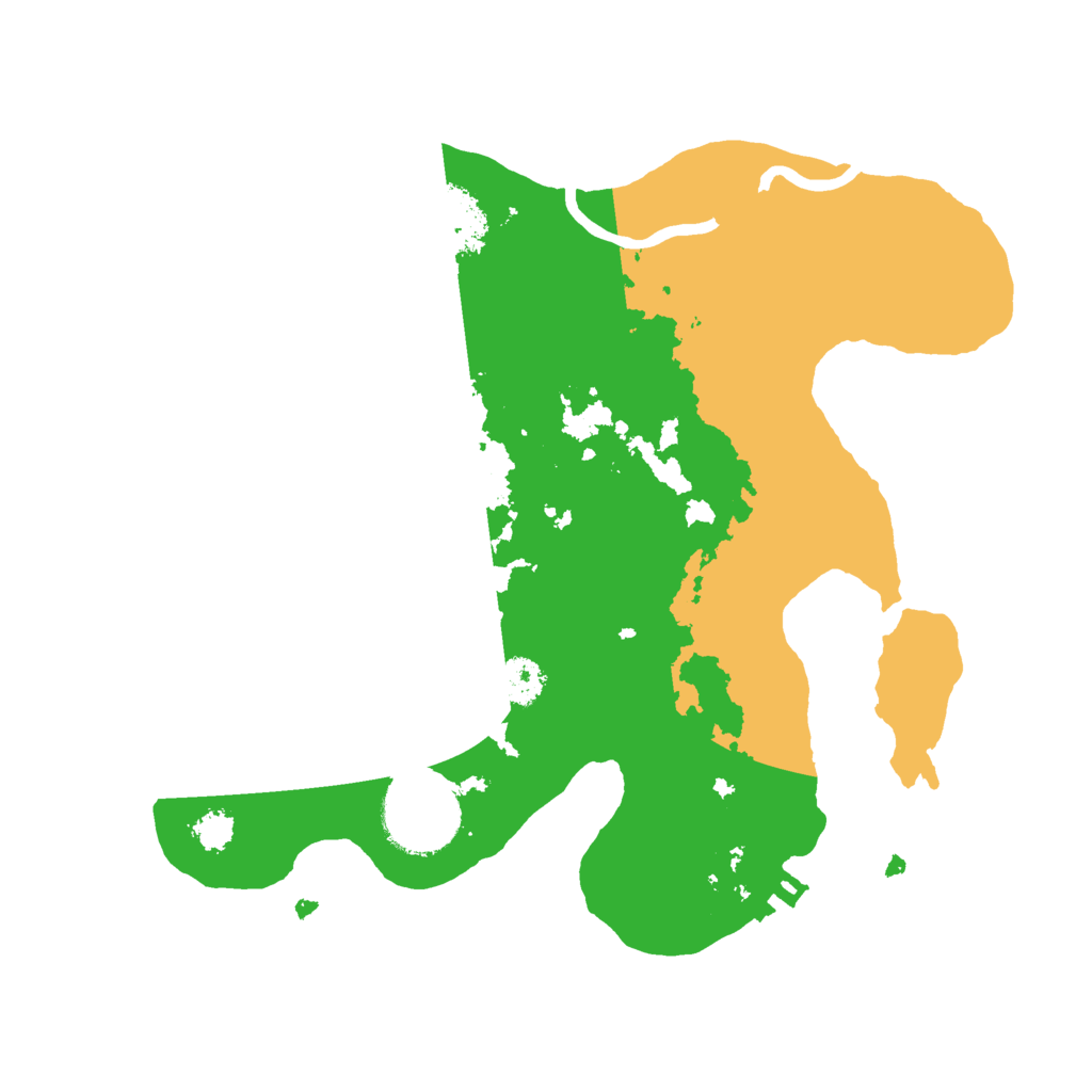 Biome Rust Map: Procedural Map, Size: 2500, Seed: 4553794