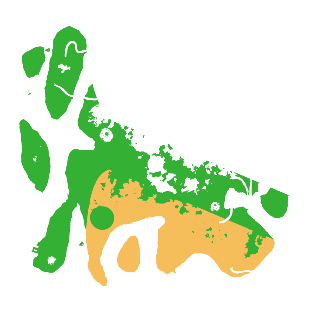 Biome Rust Map: Procedural Map, Size: 3500, Seed: 4523523