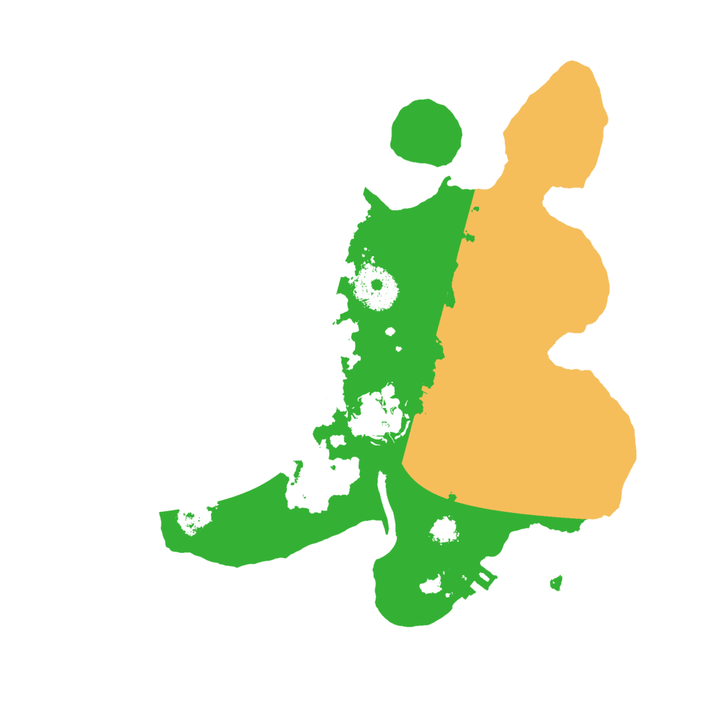 Biome Rust Map: Procedural Map, Size: 2500, Seed: 2964635