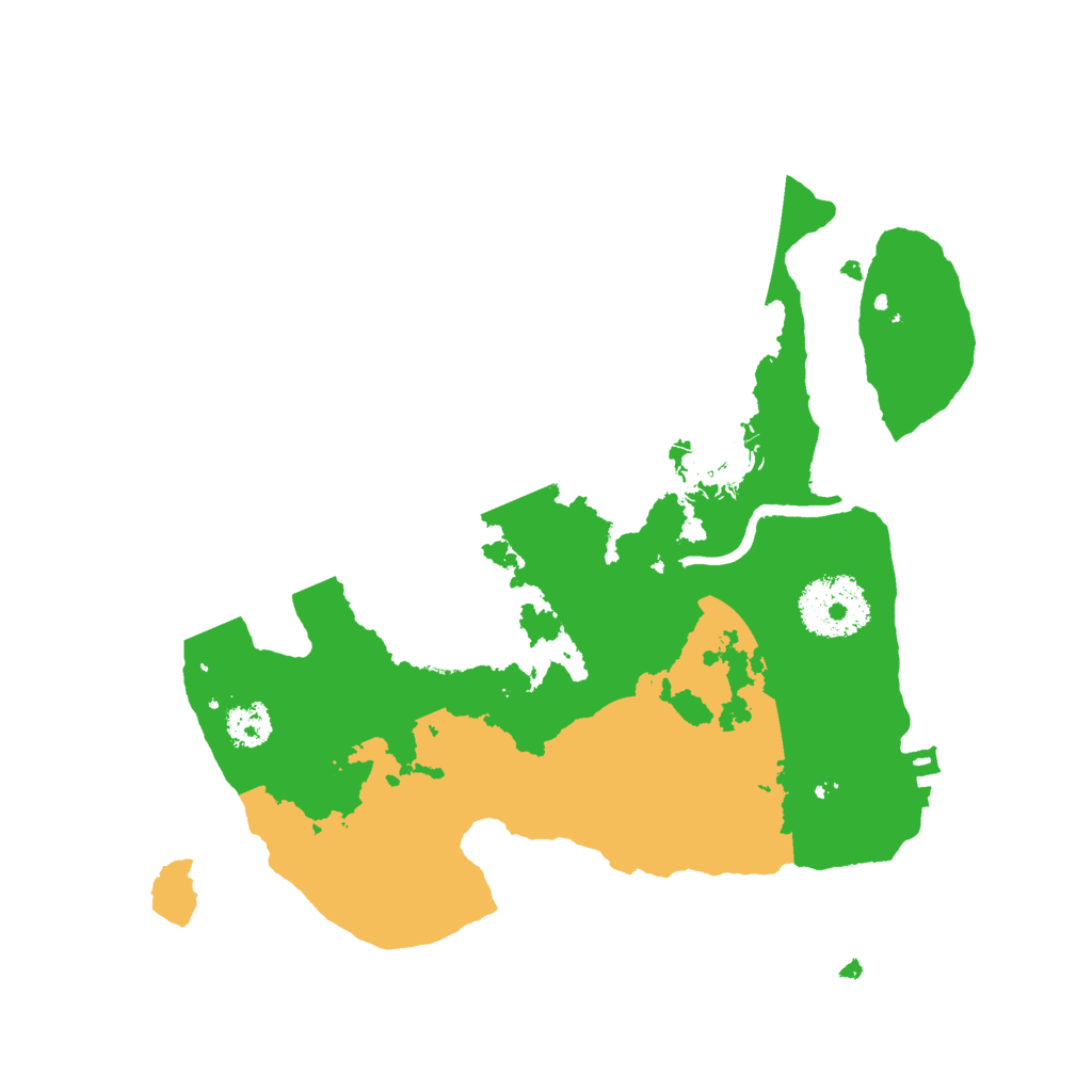 Biome Rust Map: Procedural Map, Size: 2500, Seed: 5955057
