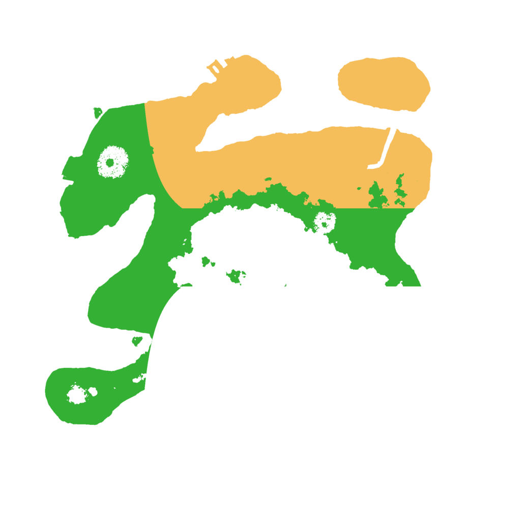 Biome Rust Map: Procedural Map, Size: 2500, Seed: 4266648