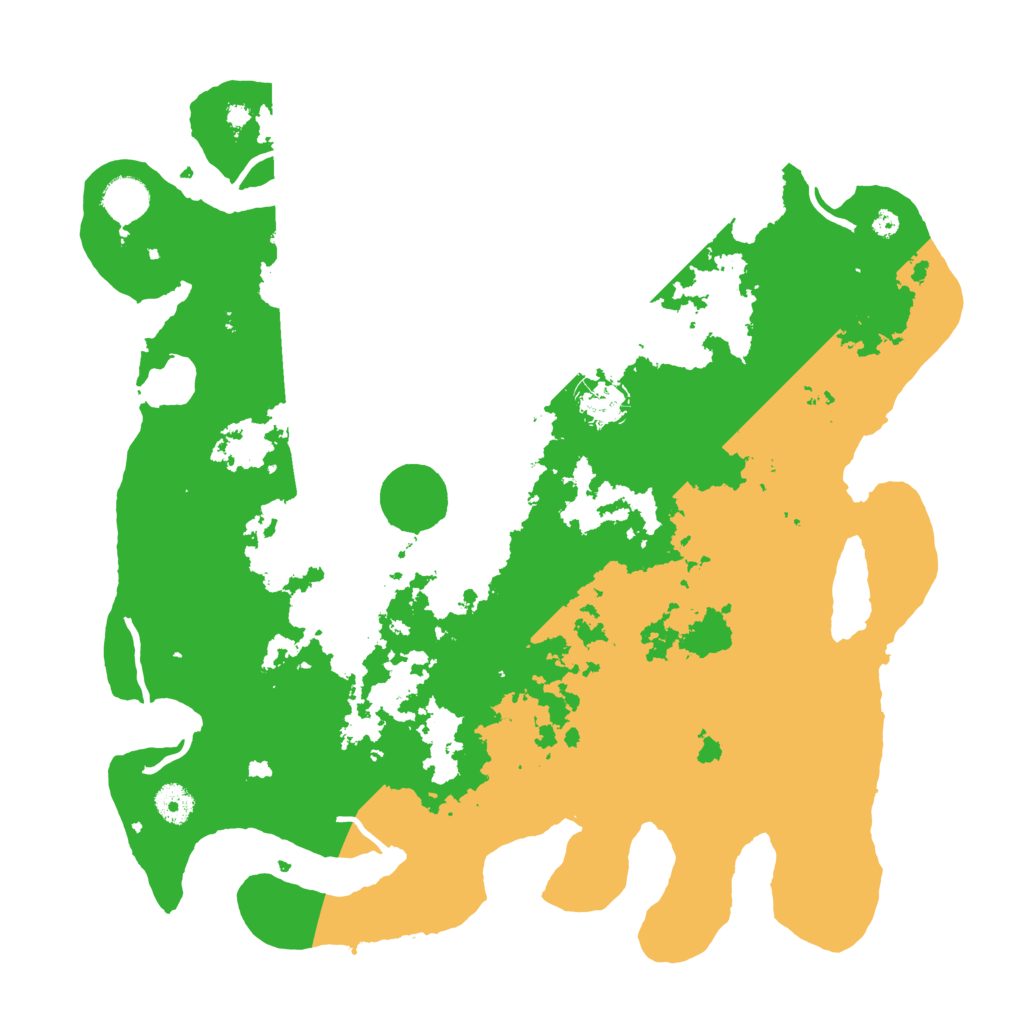 Biome Rust Map: Procedural Map, Size: 4000, Seed: 6947