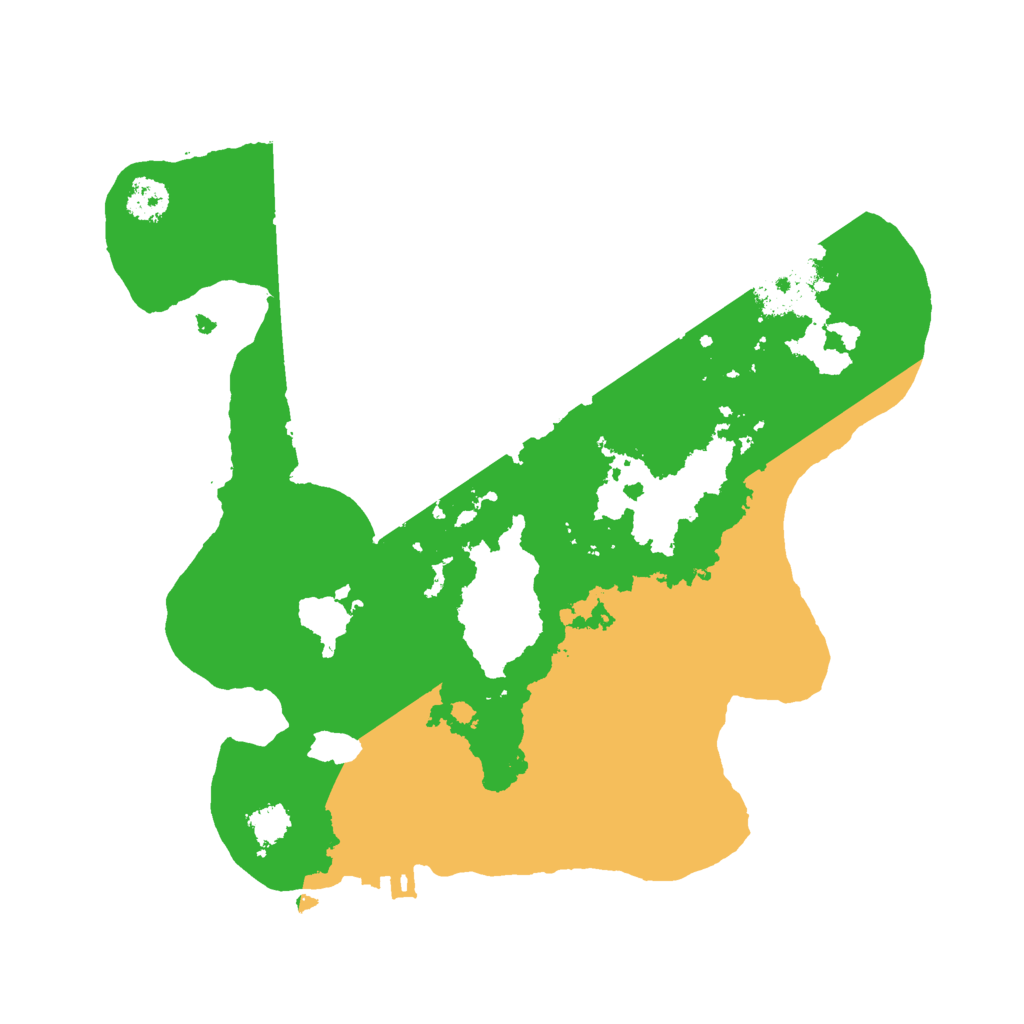 Biome Rust Map: Procedural Map, Size: 2500, Seed: 2876287