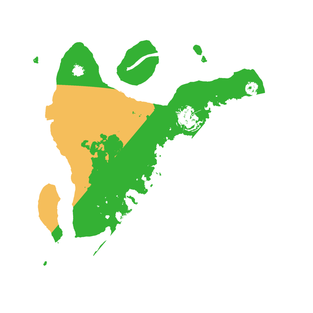 Biome Rust Map: Procedural Map, Size: 2500, Seed: 5833414