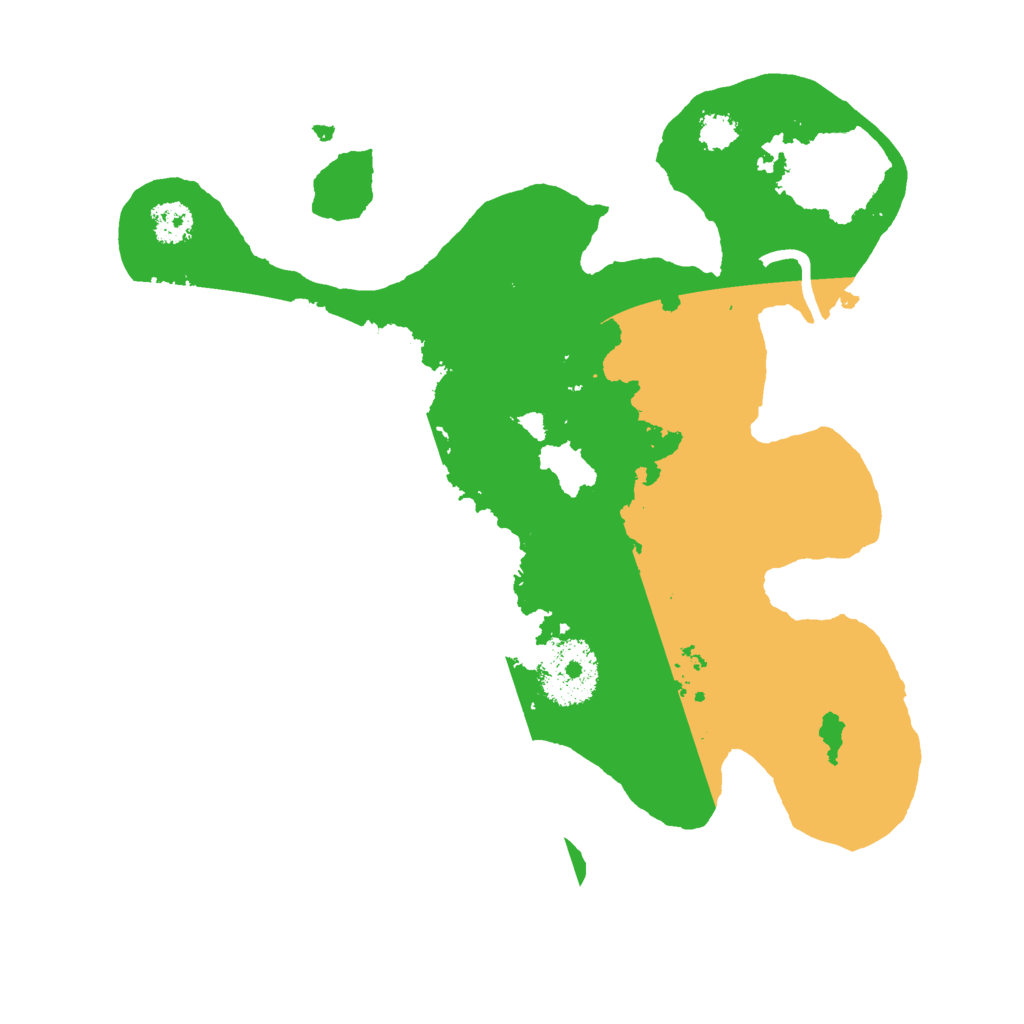 Biome Rust Map: Procedural Map, Size: 2500, Seed: 1636874