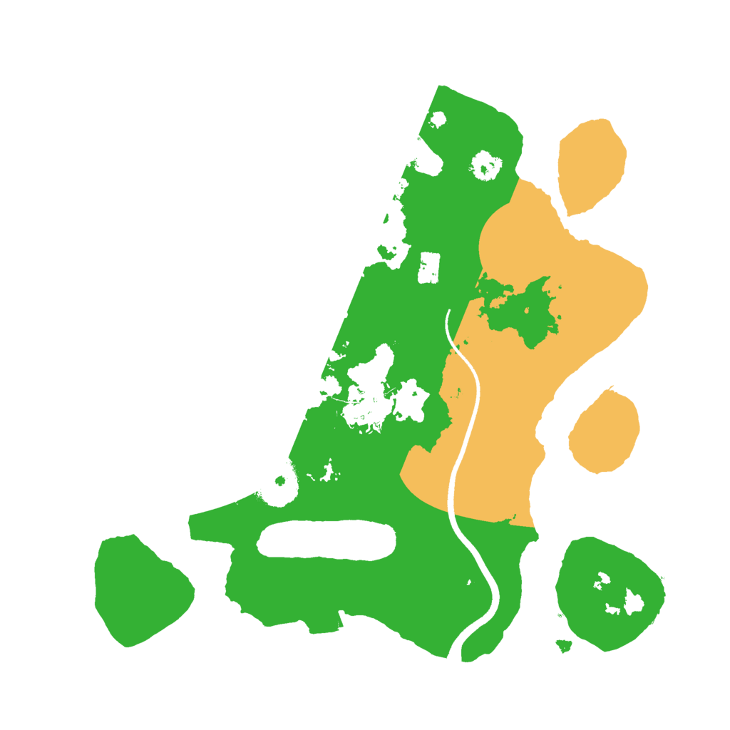 Biome Rust Map: Procedural Map, Size: 2500, Seed: 3170368