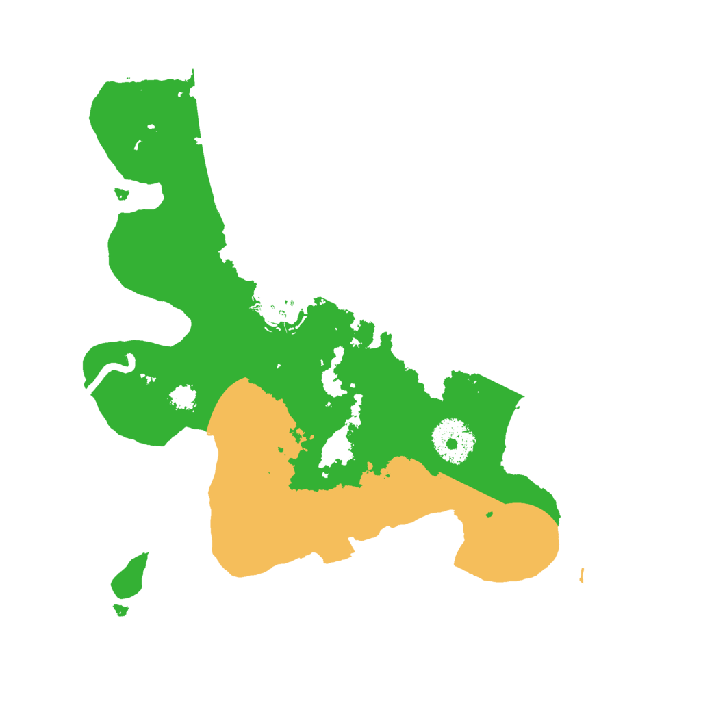 Biome Rust Map: Procedural Map, Size: 2500, Seed: 3081849