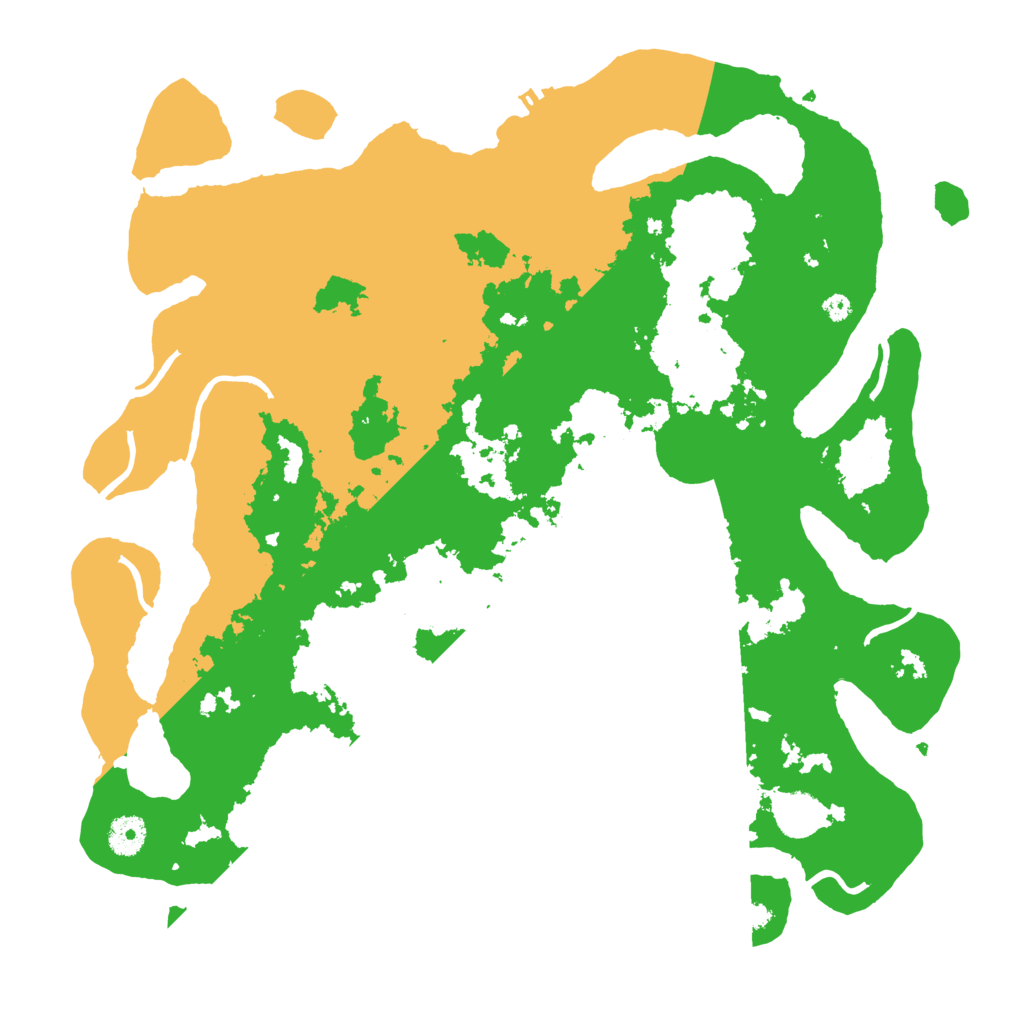 Biome Rust Map: Procedural Map, Size: 3950, Seed: 1349165962