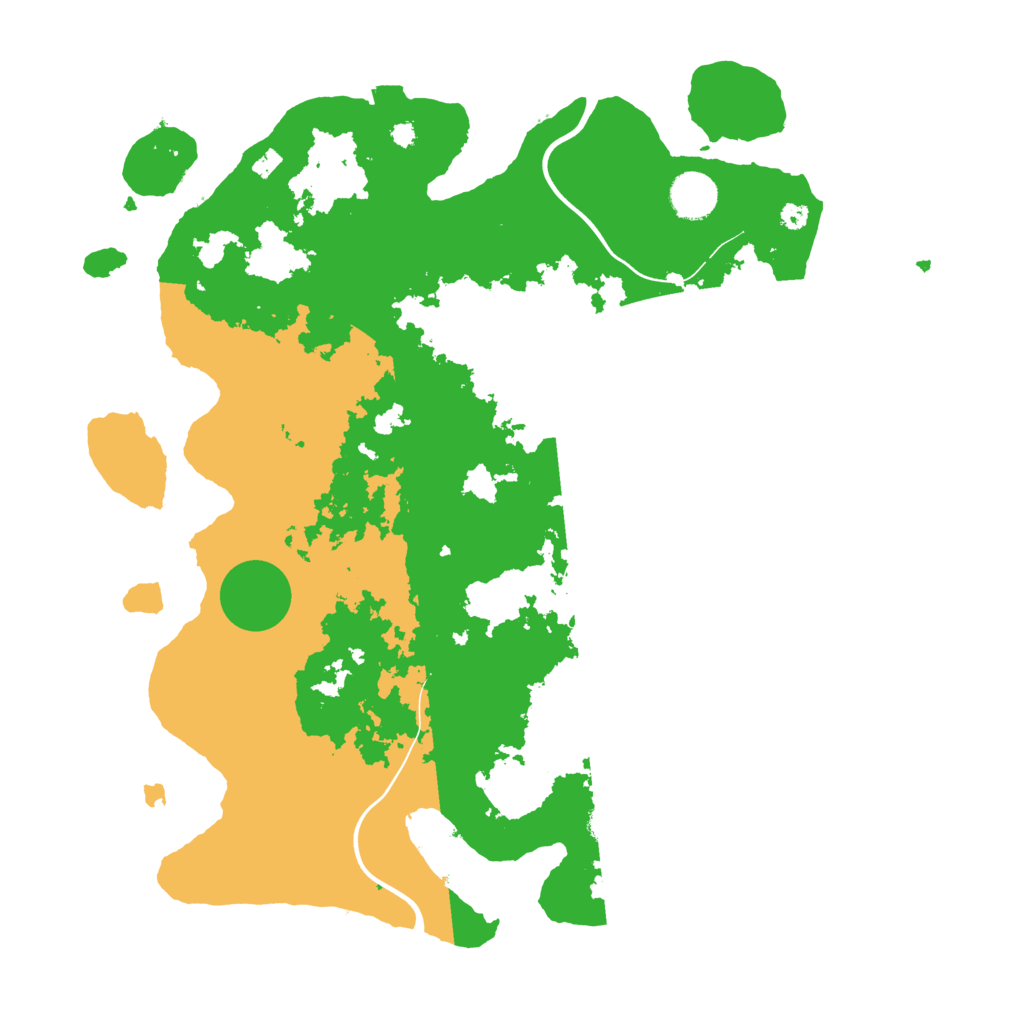 Biome Rust Map: Procedural Map, Size: 3800, Seed: 668102938