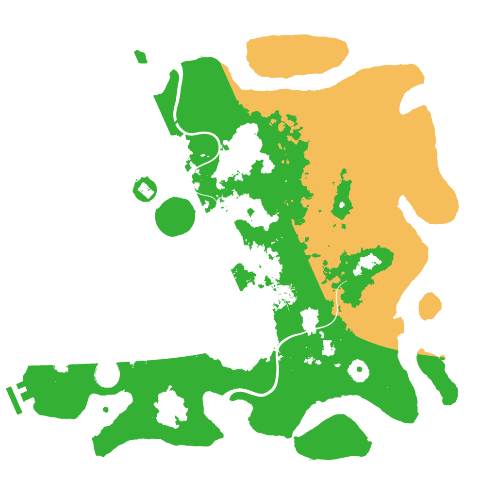 Biome Rust Map: Procedural Map, Size: 3500, Seed: 813732160