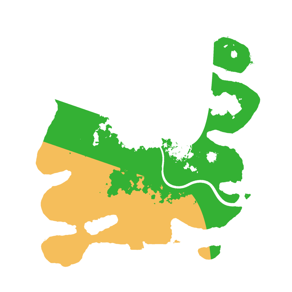 Biome Rust Map: Procedural Map, Size: 2500, Seed: 112898958