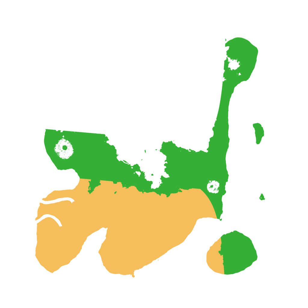 Biome Rust Map: Procedural Map, Size: 2500, Seed: 5954510