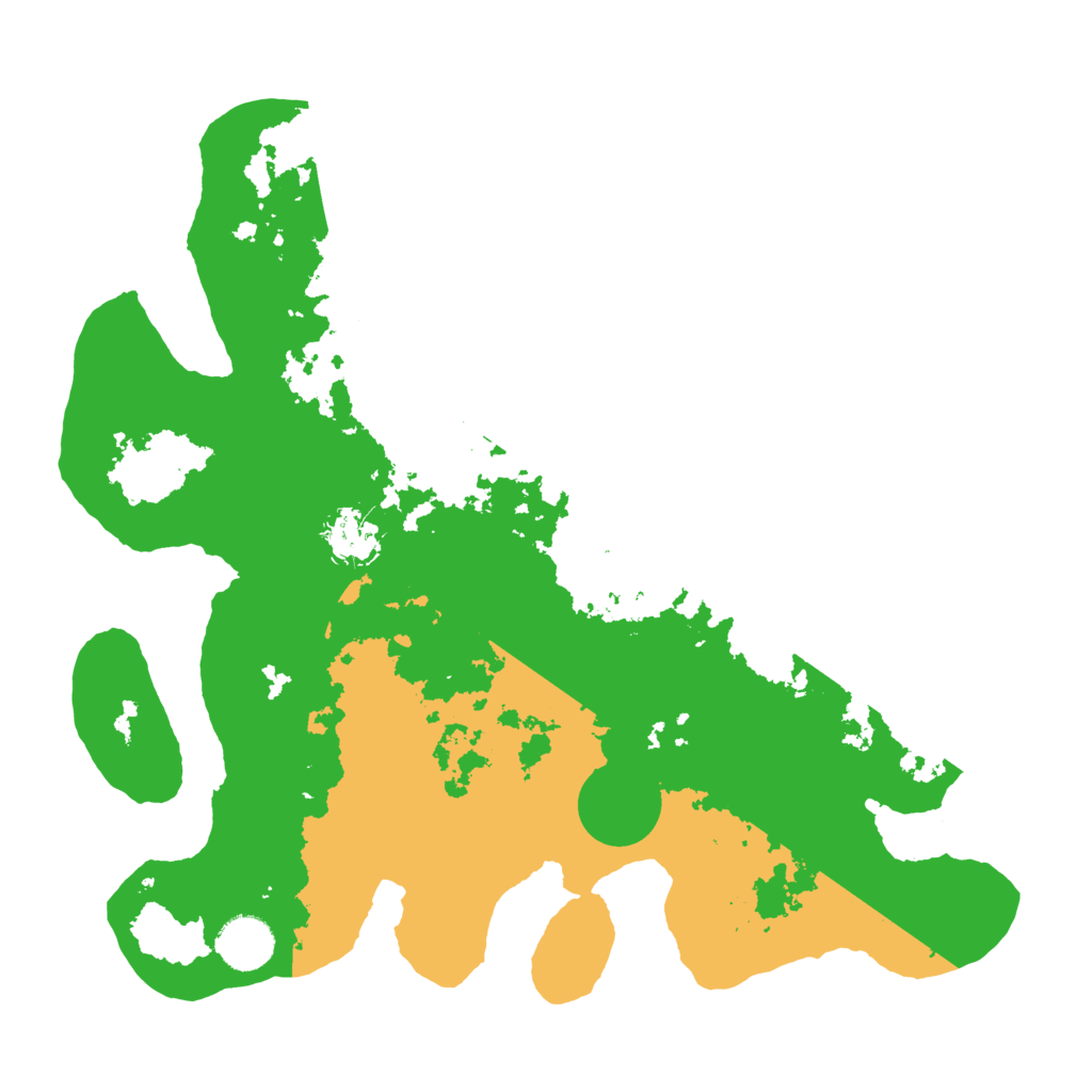 Biome Rust Map: Barren, Size: 3500, Seed: 1367764699