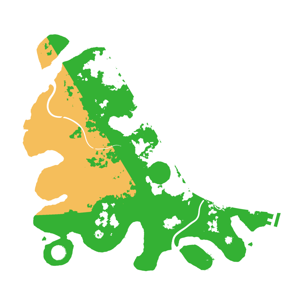 Biome Rust Map: Procedural Map, Size: 3500, Seed: 192837