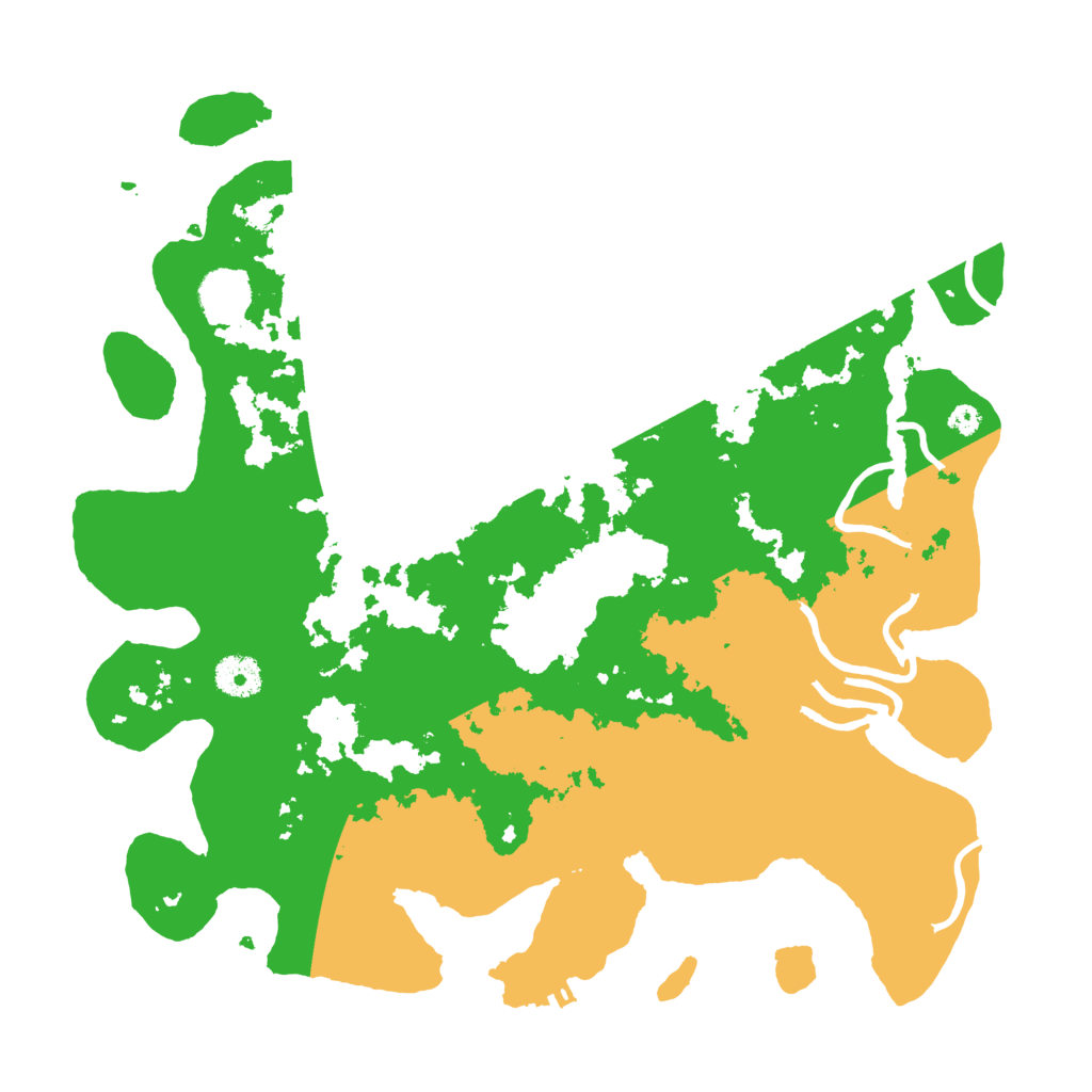 Biome Rust Map: Procedural Map, Size: 3700, Seed: 1268716426