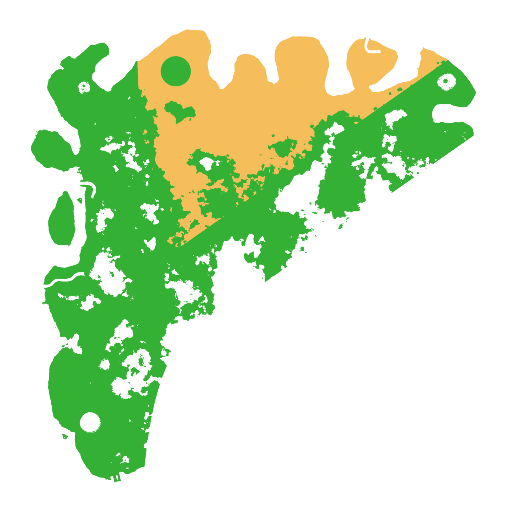 Biome Rust Map: Procedural Map, Size: 4500, Seed: 1238818