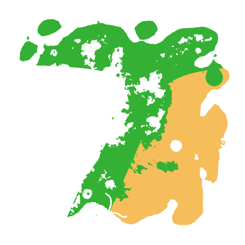 Biome Rust Map: Procedural Map, Size: 3750, Seed: 15464