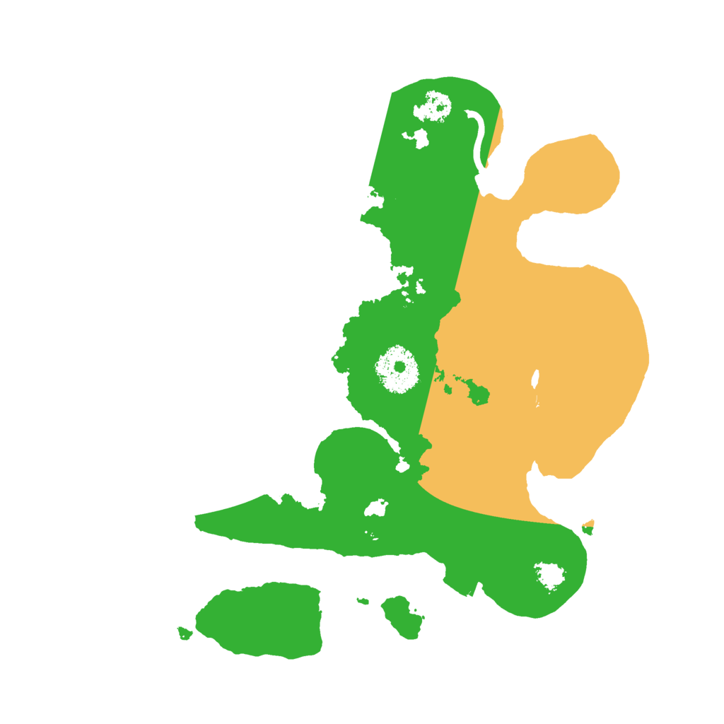 Biome Rust Map: Procedural Map, Size: 2500, Seed: 703595