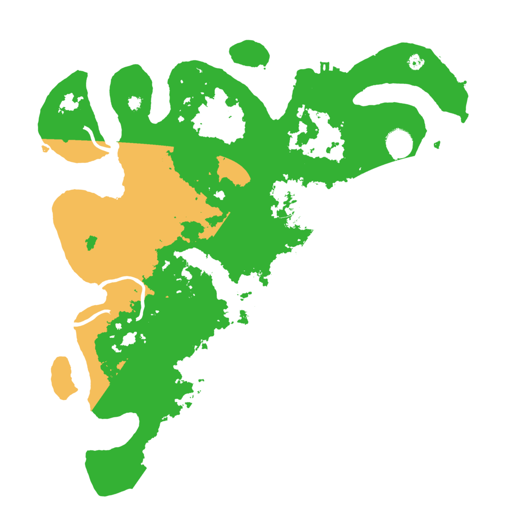 Biome Rust Map: Procedural Map, Size: 3500, Seed: 2116733