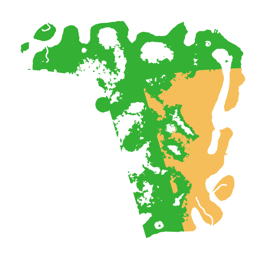 Biome Rust Map: Procedural Map, Size: 4500, Seed: 2418525