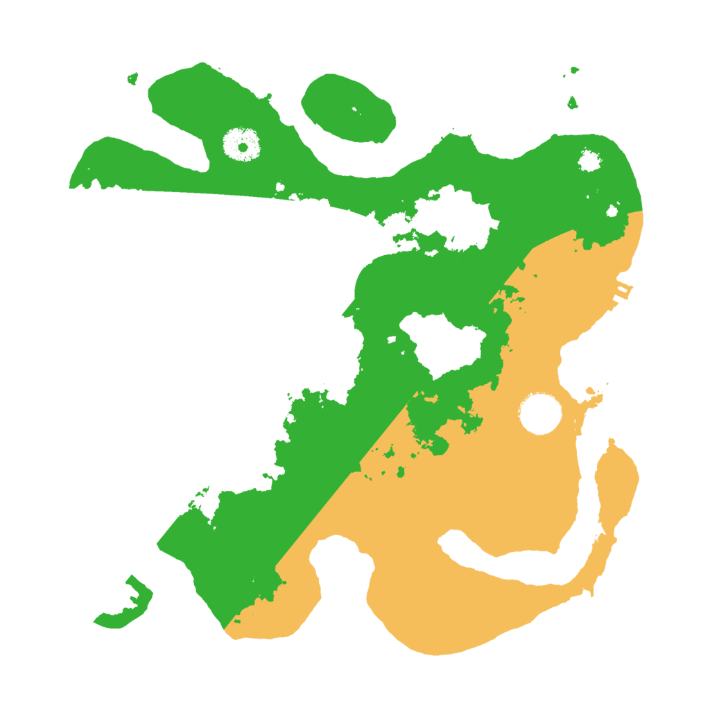 Biome Rust Map: Procedural Map, Size: 3000, Seed: 4130034