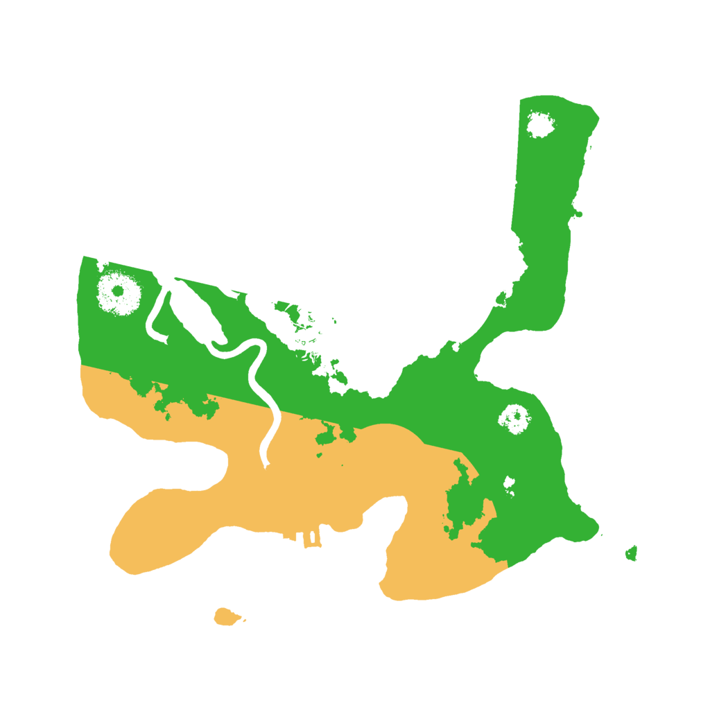 Biome Rust Map: Procedural Map, Size: 2500, Seed: 1730882