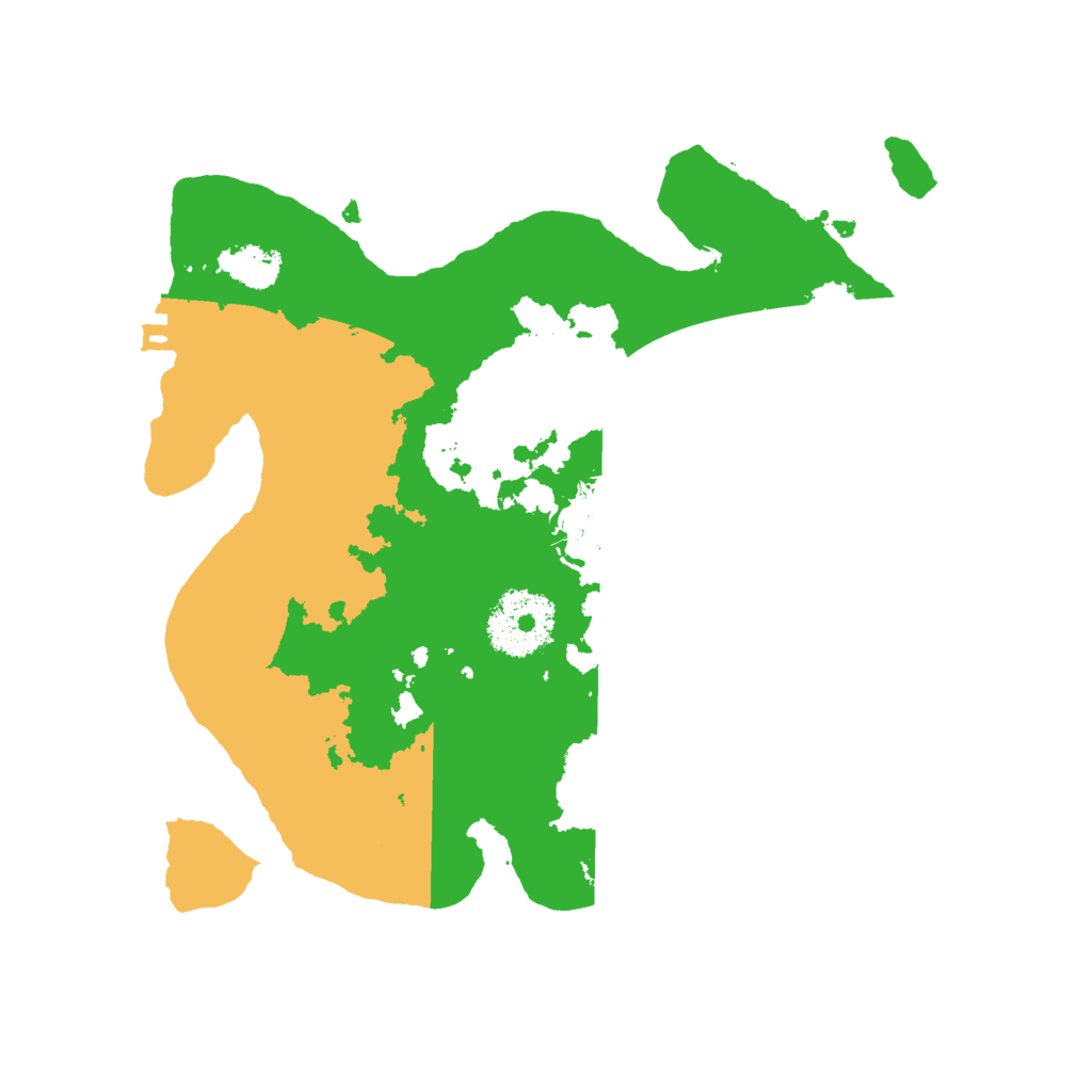 Biome Rust Map: Procedural Map, Size: 2500, Seed: 276887686