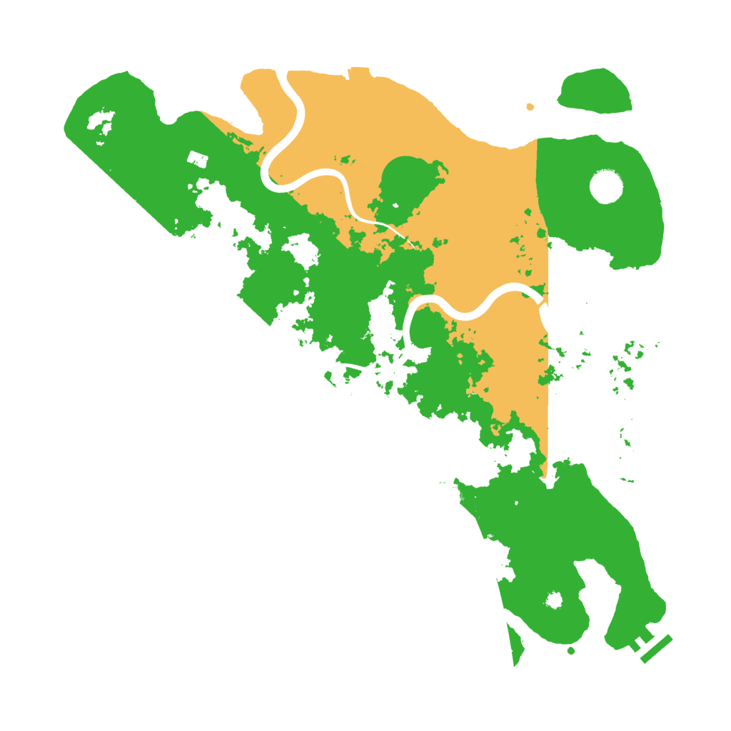 Biome Rust Map: Procedural Map, Size: 3950, Seed: 1743041191