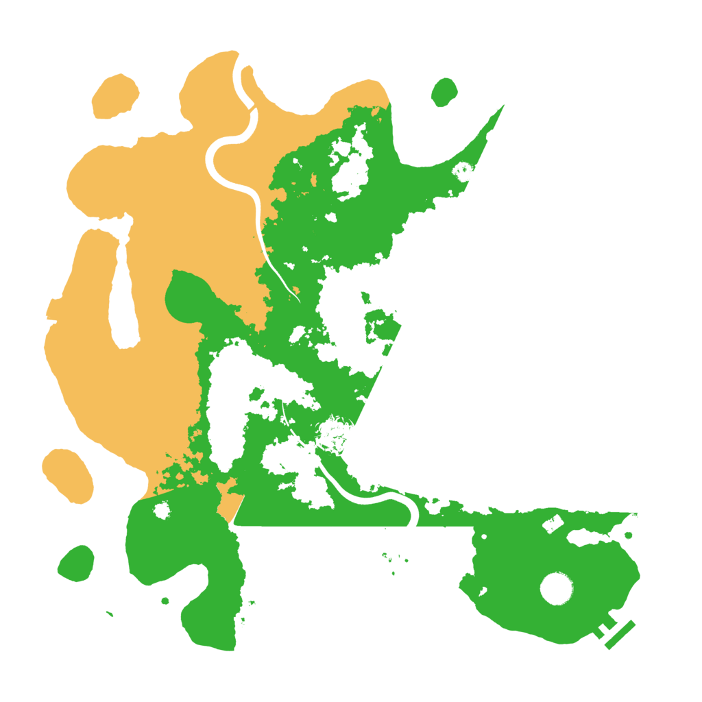 Biome Rust Map: Procedural Map, Size: 3850, Seed: 1626160744