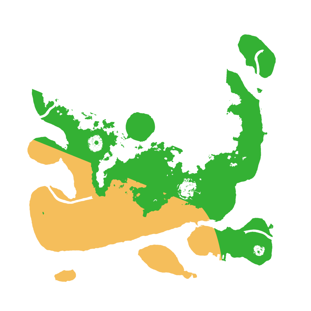 Biome Rust Map: Procedural Map, Size: 3000, Seed: 546789