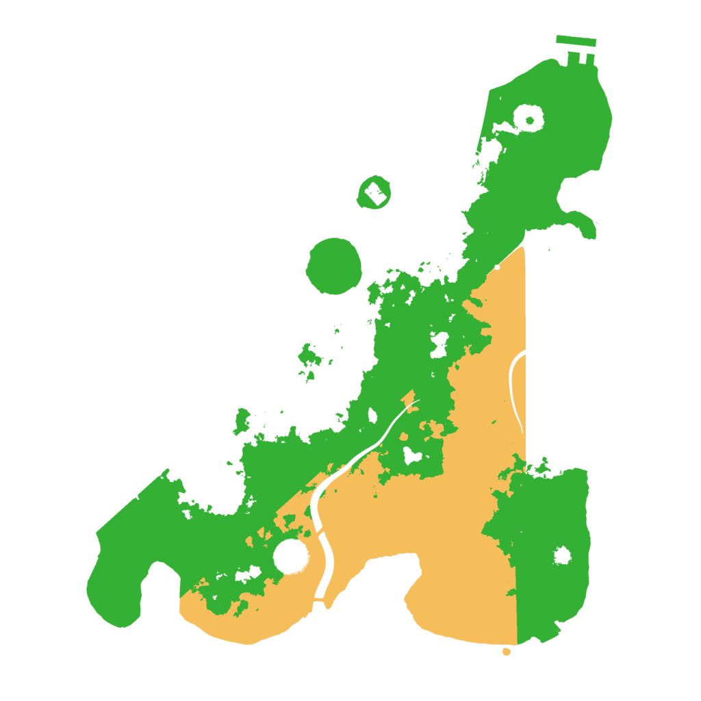Biome Rust Map: Procedural Map, Size: 3550, Seed: 1538155810