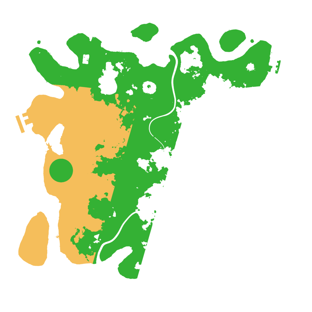 Biome Rust Map: Procedural Map, Size: 3500, Seed: 6462091
