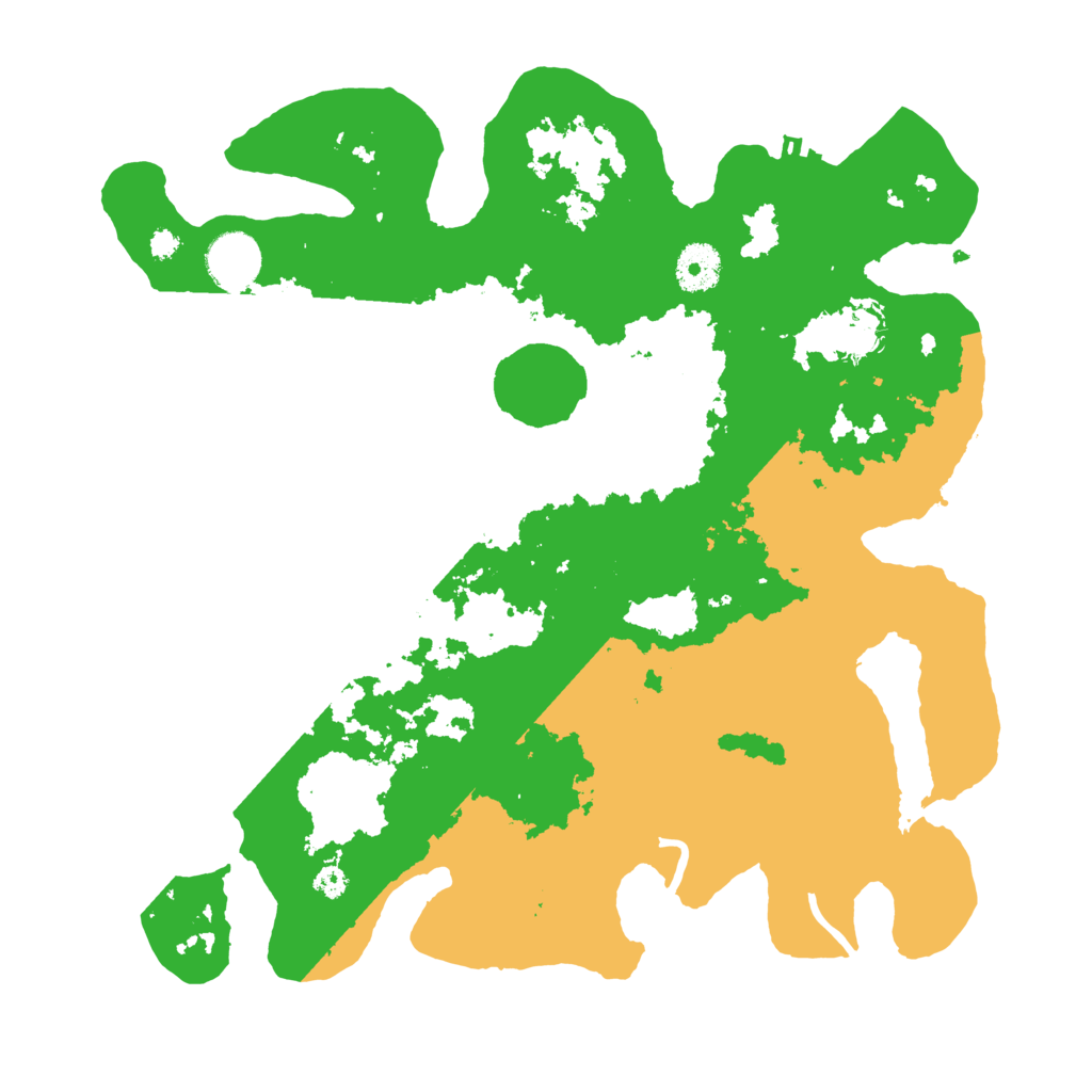 Biome Rust Map: Procedural Map, Size: 3500, Seed: 1623135