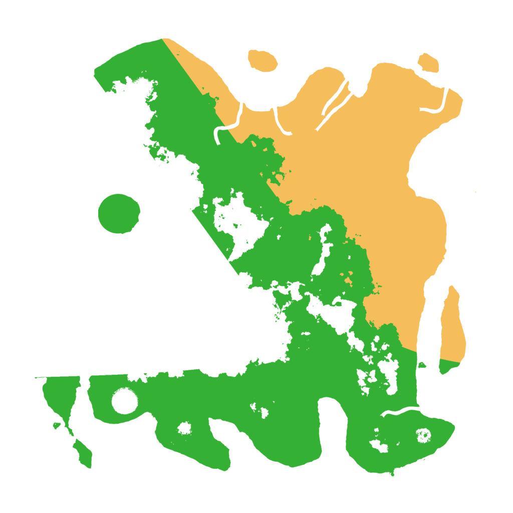 Biome Rust Map: Procedural Map, Size: 3500, Seed: 318790