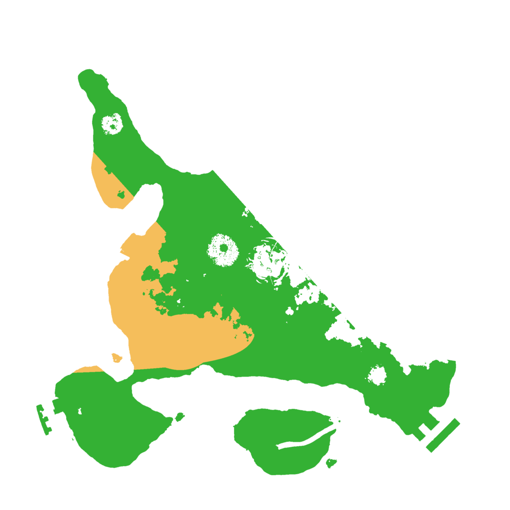 Biome Rust Map: Procedural Map, Size: 2500, Seed: 687638538