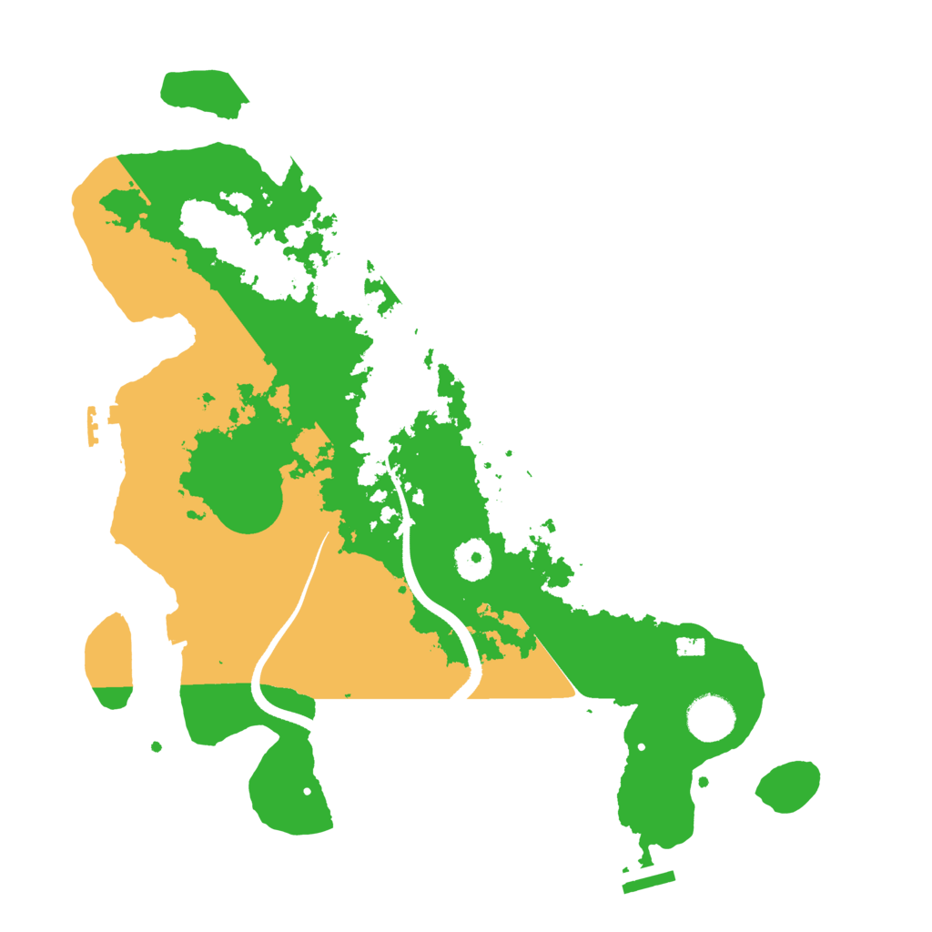 Biome Rust Map: Procedural Map, Size: 3530, Seed: 13892