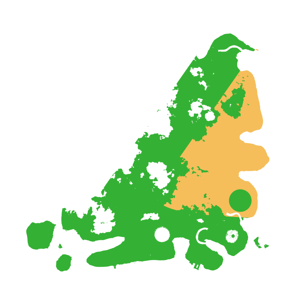 Biome Rust Map: Procedural Map, Size: 3500, Seed: 1905214595