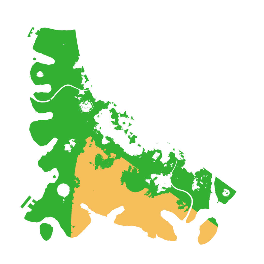 Biome Rust Map: Procedural Map, Size: 3700, Seed: 617163853