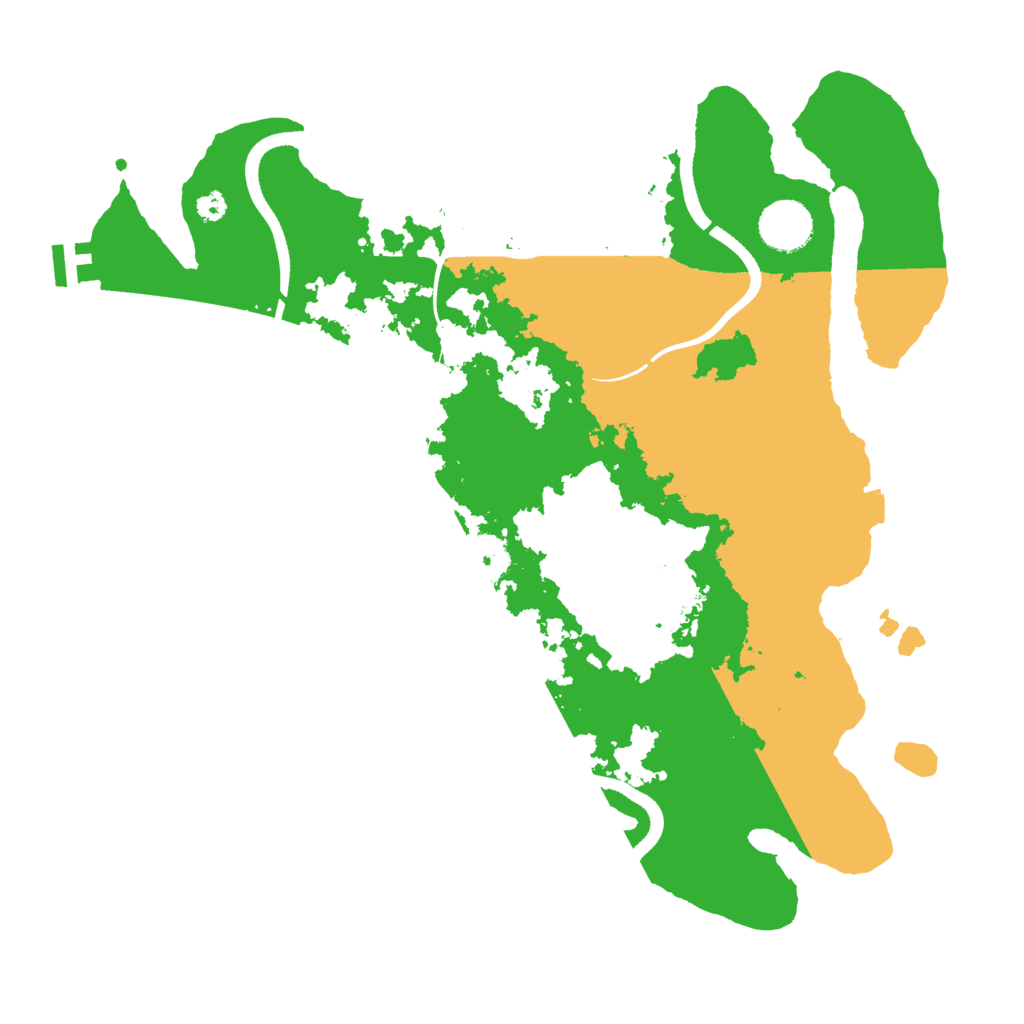 Biome Rust Map: Procedural Map, Size: 3500, Seed: 5925112