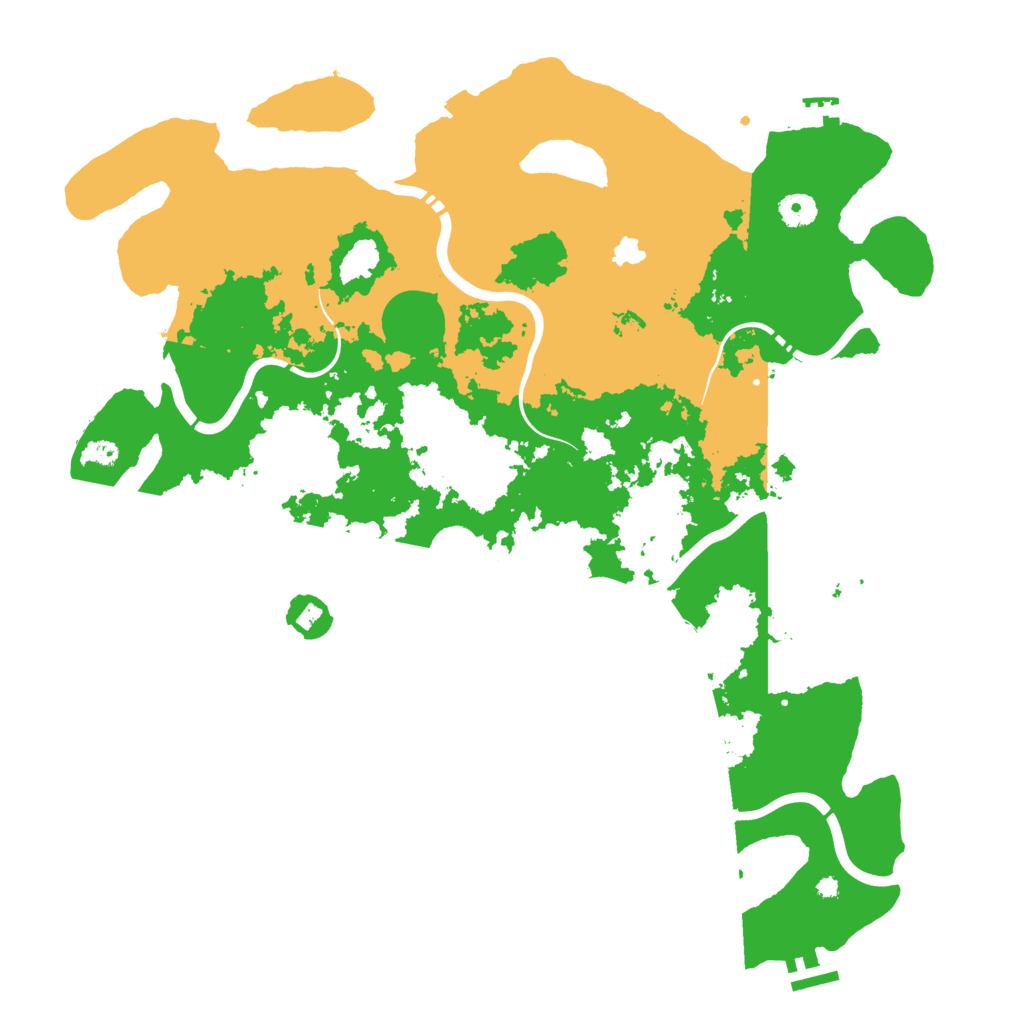 Biome Rust Map: Procedural Map, Size: 4300, Seed: 1463373673