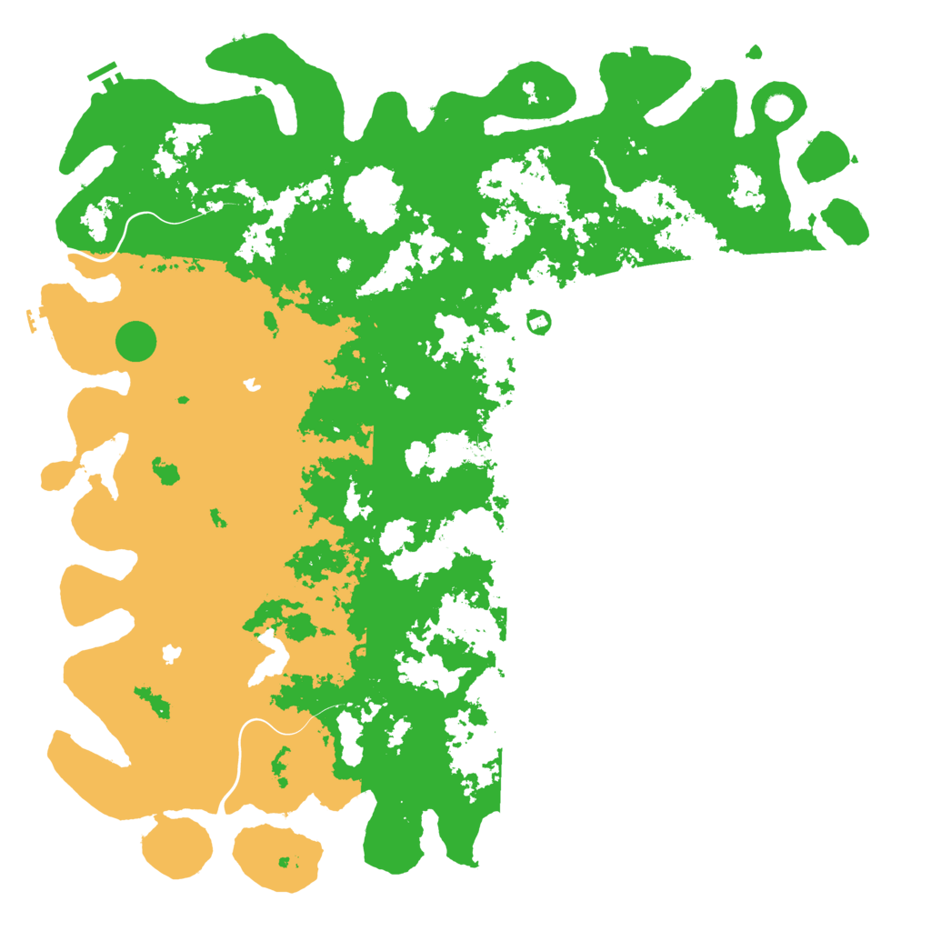 Biome Rust Map: Procedural Map, Size: 6000, Seed: 559554