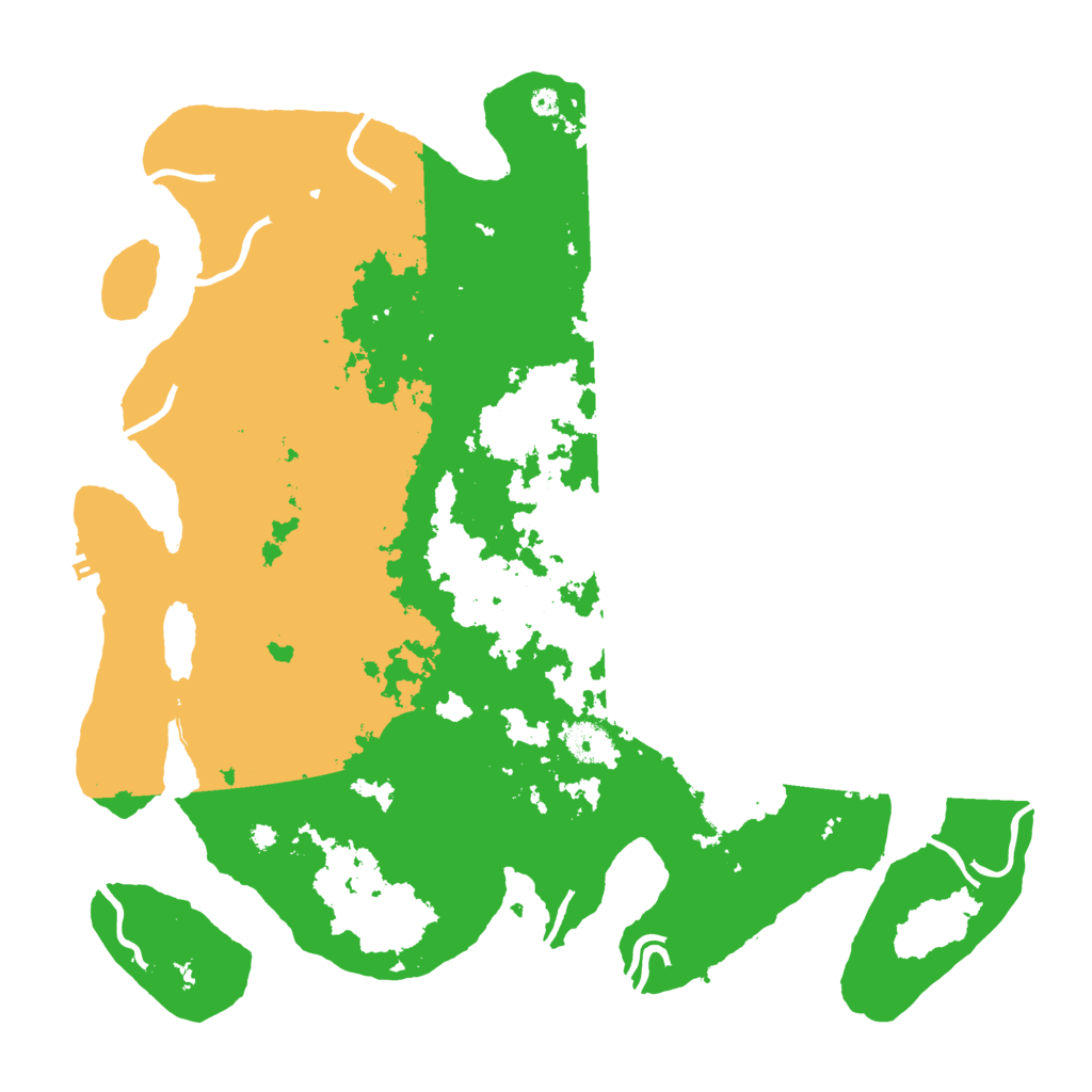 Biome Rust Map: Procedural Map, Size: 4000, Seed: 1593459382