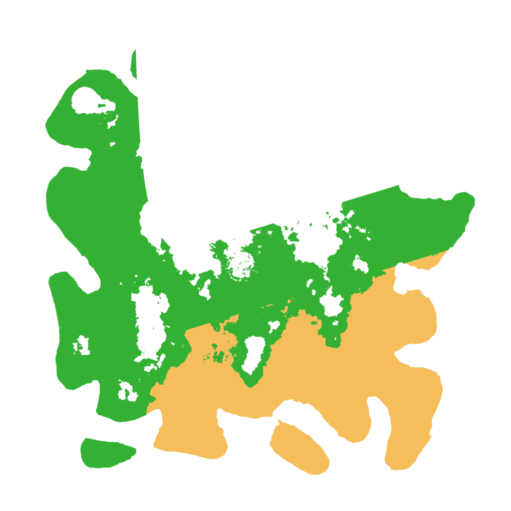 Biome Rust Map: Barren, Size: 3500, Seed: 643798944