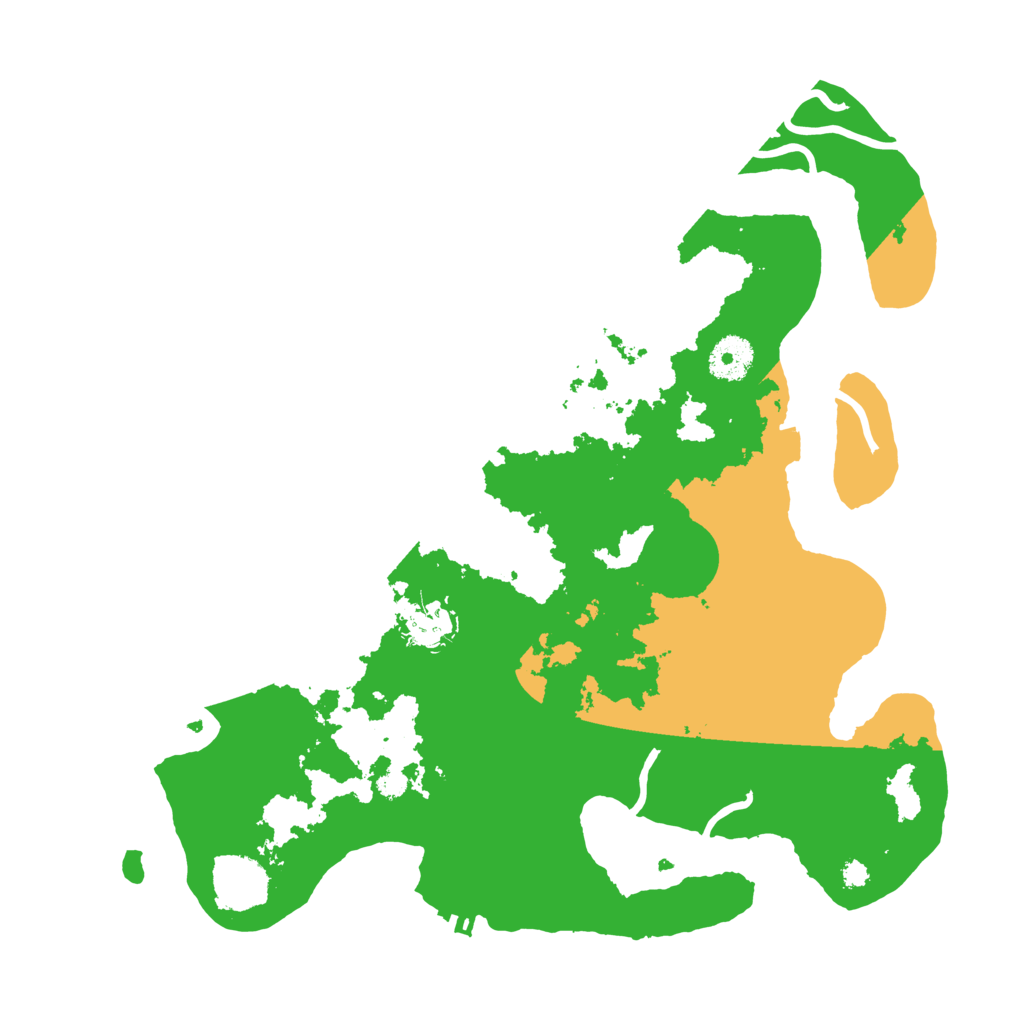 Biome Rust Map: Procedural Map, Size: 3500, Seed: 395301364