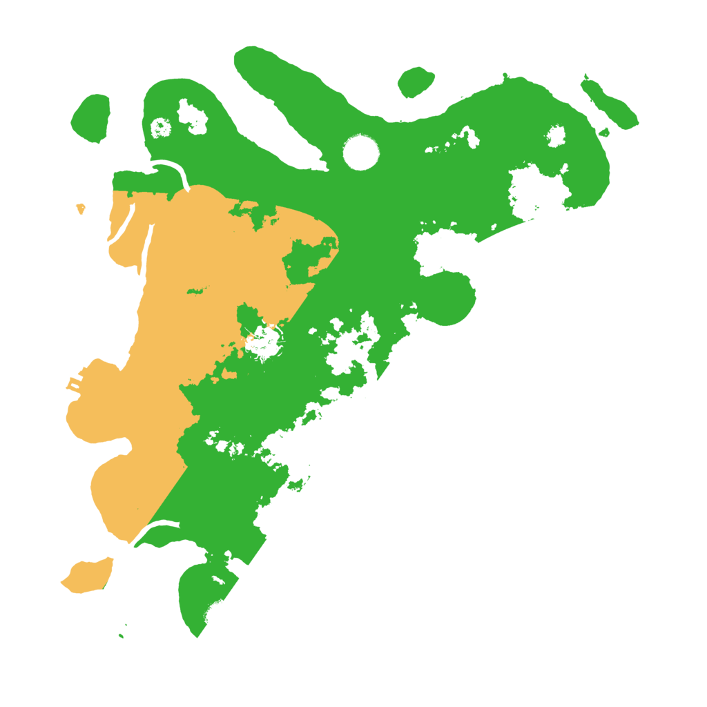 Biome Rust Map: Procedural Map, Size: 3500, Seed: 211