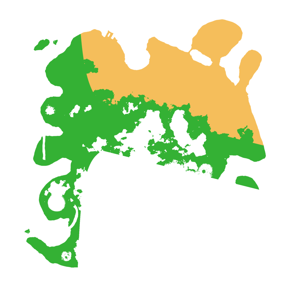 Biome Rust Map: Procedural Map, Size: 3000, Seed: 3244323