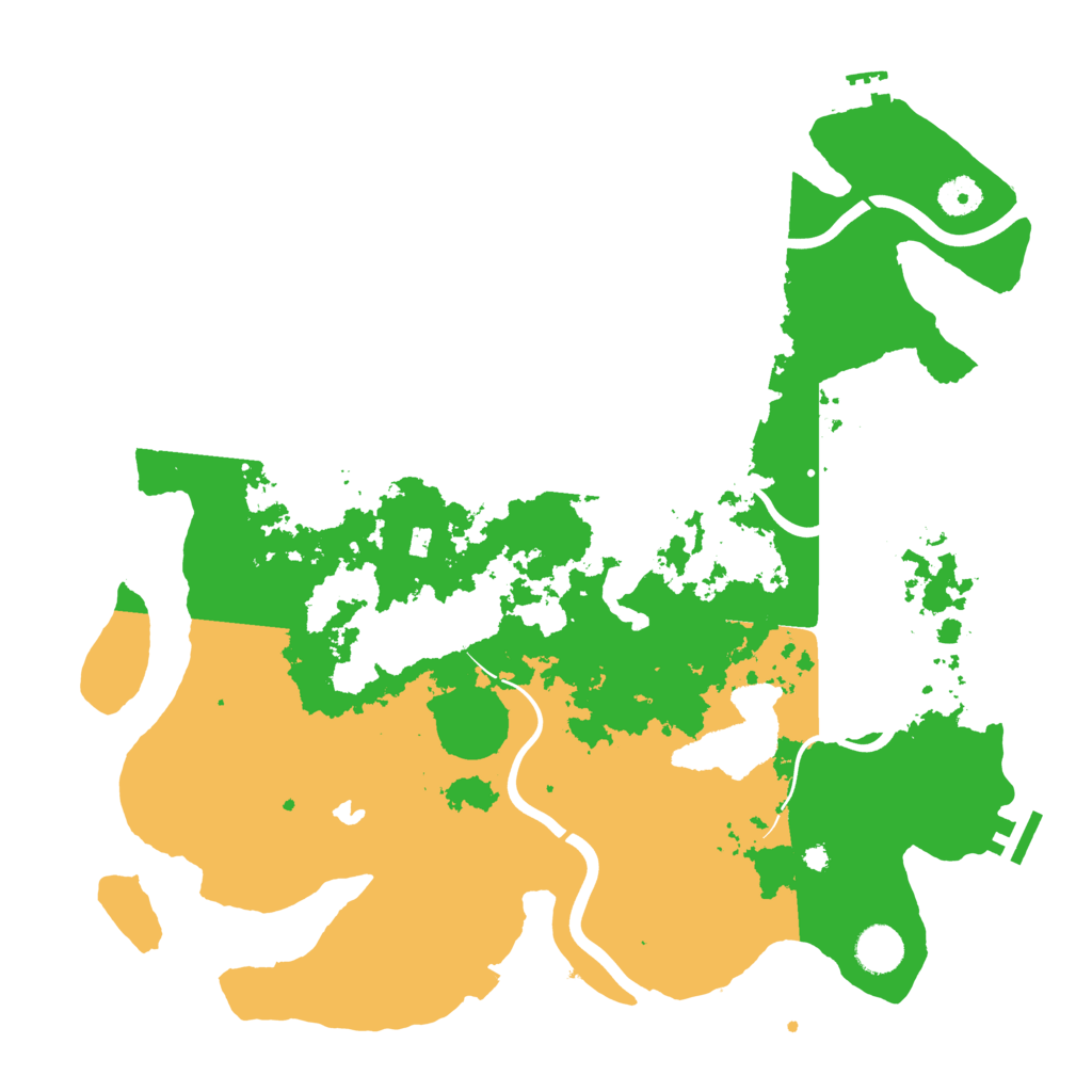 Biome Rust Map: Procedural Map, Size: 4000, Seed: 1124670403